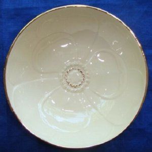 RETIRED Lenox Ivory China & 24k Gold Magnolia Bowl